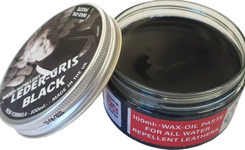 Altberg Footwear Cleaning & Proofing-Leder-Gris Paste - Black