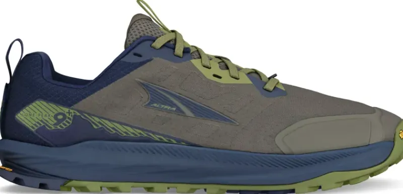 Altra Hiking Shoes & Boots|Running Shoes-Mens Lone Peak 9+ Trail Shoes - Dusty Olive