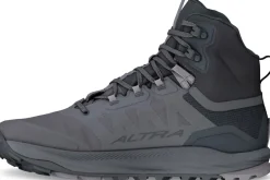 Altra Hiking Shoes & Boots|Mid Height Boots-Mens Lone Peak 9 Waterproof Mid Boots - Black-Gray