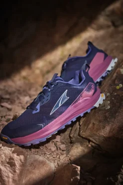 Altra Running Shoes-Womens Lone Peak 9+ Trail Shoes - Dark Blue