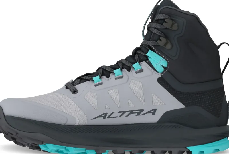 Altra Hiking Shoes & Boots|Mid Height Boots-Womens Lone Peak 9 Waterproof Mid Boots - Black-Gray