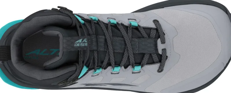 Altra Hiking Shoes & Boots|Mid Height Boots-Womens Lone Peak 9 Waterproof Mid Boots - Black-Gray