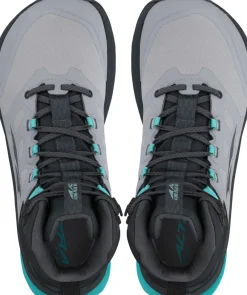 Altra Hiking Shoes & Boots|Mid Height Boots-Womens Lone Peak 9 Waterproof Mid Boots - Black-Gray