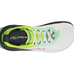 Altra Running Shoes-Womens Olympus 6 Trail Shoes - Gray-Lime