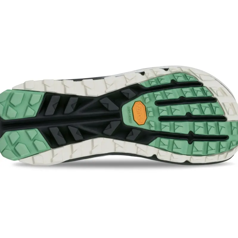 Altra Running Shoes-Womens Olympus 6 Trail Shoes - Gray-Lime