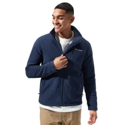 Berghaus Fleece & Mid Layer-Mens Activity PT Fleece Jacket IA - Dusk