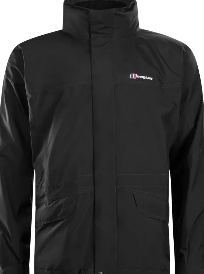 Berghaus Waterproof Jackets-Mens Cornice Jacket IA - Jet Black