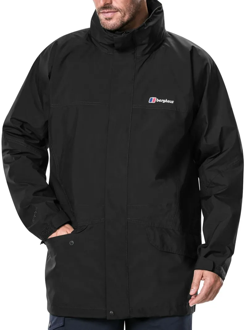 Berghaus Waterproof Jackets-Mens Cornice Jacket IA - Jet Black