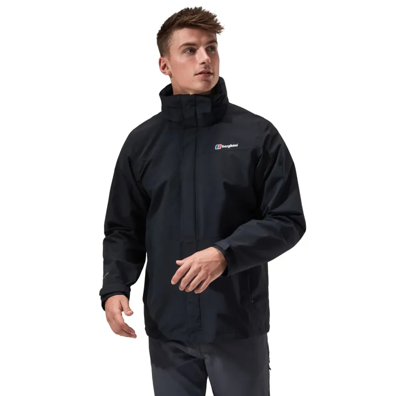 Berghaus Waterproof Jackets-Mens Hillwalker Jacket IA - Black-Black