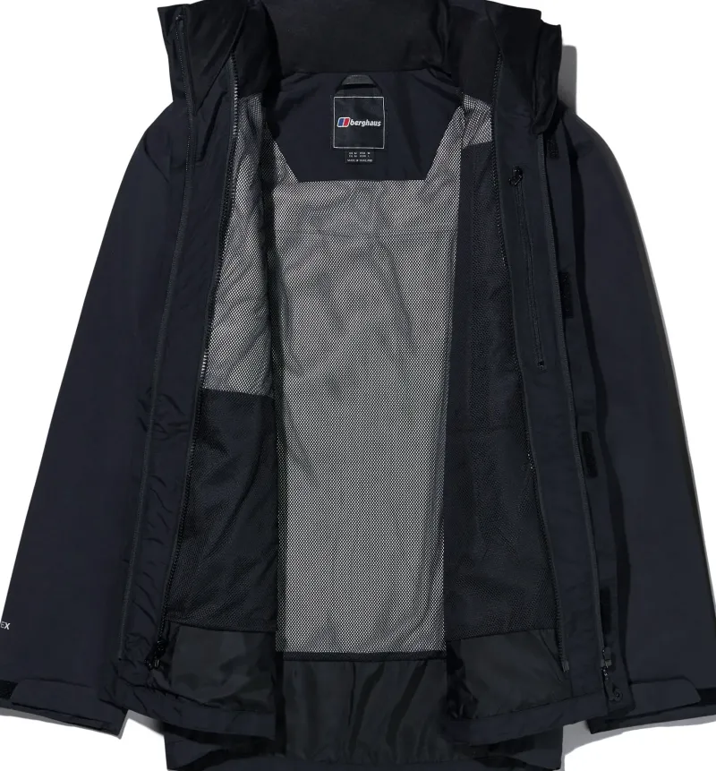 Berghaus Waterproof Jackets-Mens Hillwalker Jacket IA - Black-Black