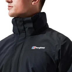 Berghaus Waterproof Jackets-Mens Hillwalker Jacket IA - Black-Black