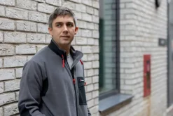 Berghaus Fleece & Mid Layer|Fleece & Mid Layer-Unisex Ascent 91 Fleece Jacket - AU Grey Pinstripe-Jet Black