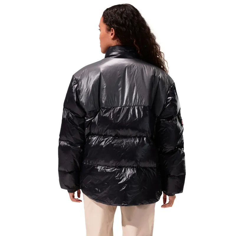 Berghaus Insulated Jackets|Insulated Jackets-Unisex Blockback Down Jacket - Jet Black-Grey Pinstripe