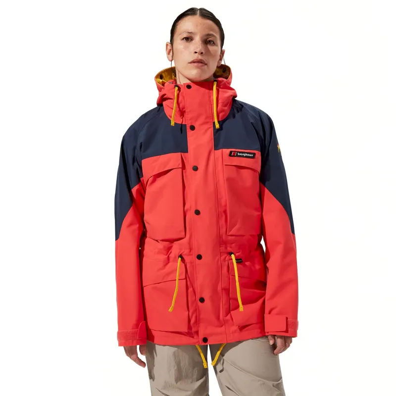 Berghaus Waterproof Jackets|Waterproof Jackets-Unisex Mera Peak 2000 Jacket - Mountain Carmine-Dusk-Amber