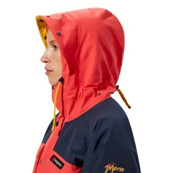 Berghaus Waterproof Jackets|Waterproof Jackets-Unisex Mera Peak 2000 Jacket - Mountain Carmine-Dusk-Amber