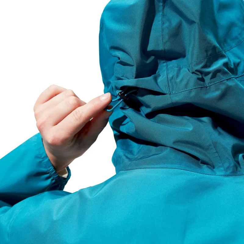 Berghaus Waterproof Jackets-Womens Deluge Pro 3.0 Jacket - Deep Ocean-Jungle Jewel
