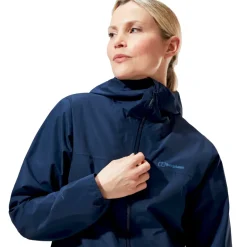 Berghaus Waterproof Jackets-Womens Deluge Pro 3.0 Jacket - Dusk