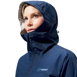 Berghaus Waterproof Jackets-Womens Deluge Pro 3.0 Jacket - Dusk