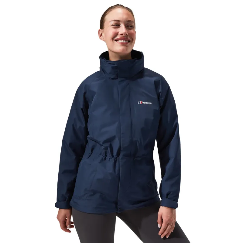 Berghaus Waterproof Jackets-Womens Glissade Jacket IA - Dusk Blue