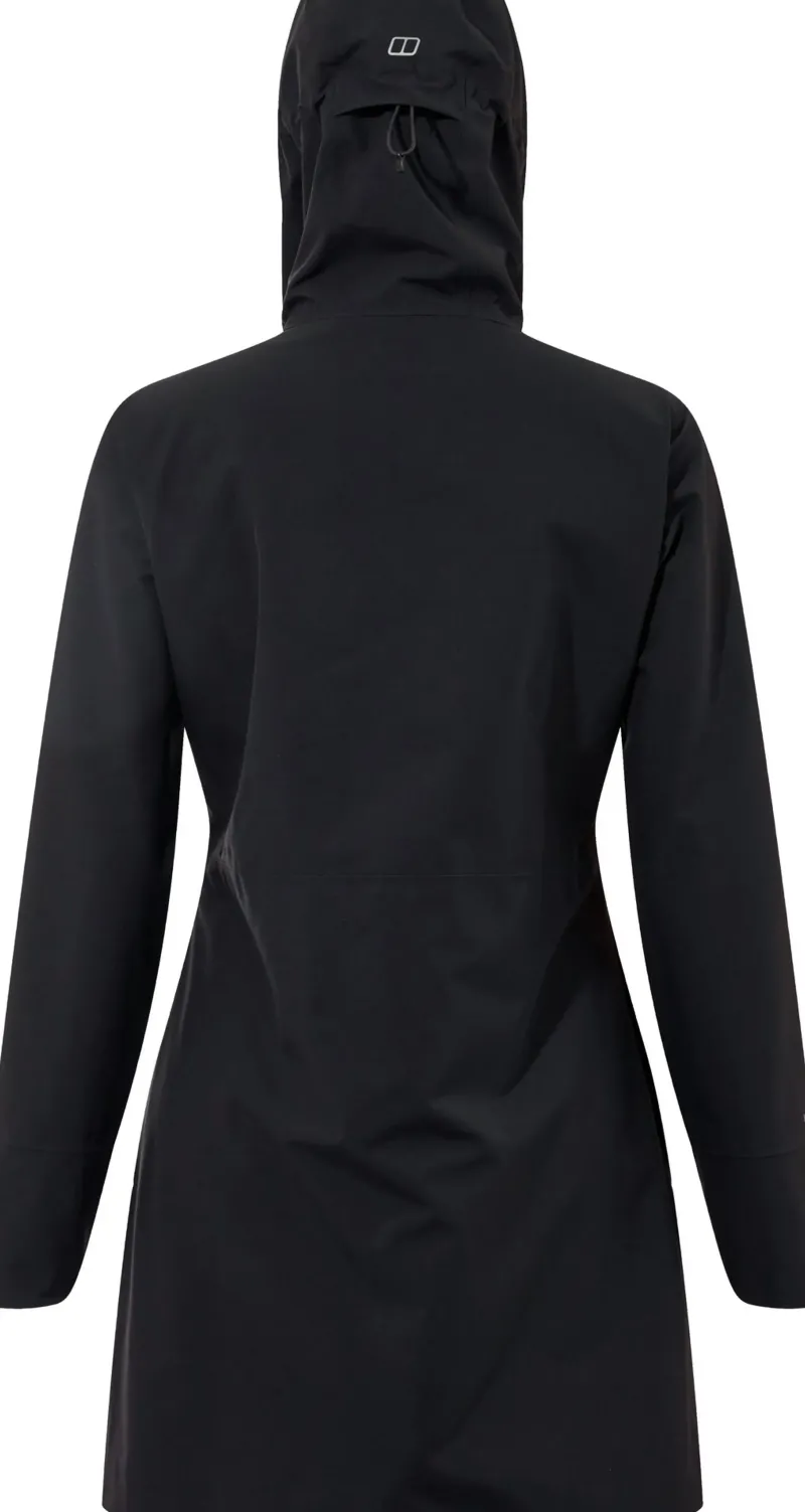 Berghaus Waterproof Jackets-Womens Omeara Long Shell Jacket - Black