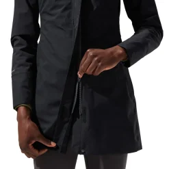 Berghaus Waterproof Jackets-Womens Omeara Long Shell Jacket - Black