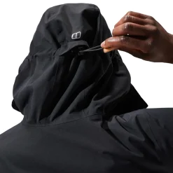 Berghaus Waterproof Jackets-Womens Omeara Long Shell Jacket - Black
