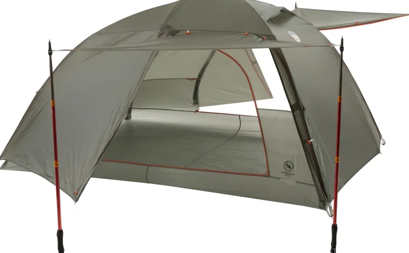 Big Agnes Backpacking & Lightweight Tents-Copper Spur UL3 XL Tent - Lichen Green-Mercury