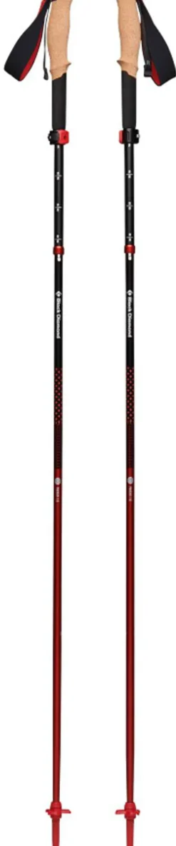 Black Diamond Walking Poles-Pursuit FLZ Trekking Poles - Black-Octane - M/L