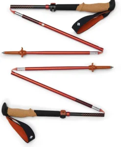 Black Diamond Walking Poles-Pursuit FLZ Trekking Poles - Black-Octane - M/L