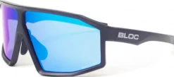 Bloc Eyewear Eyewear-BLOC Blade 2 Sunglasses - Matt Black-Blue Mirror