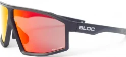 Bloc Eyewear Eyewear-BLOC Blade 2 Sunglasses - Matt Black-Red Mirror