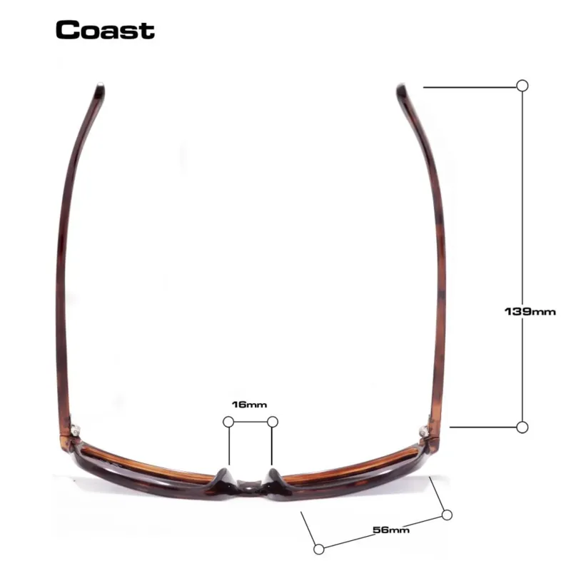 Bloc Eyewear Eyewear-BLOC Coast Sunglasses - Brown Tortoiseshell-Polarised Grey