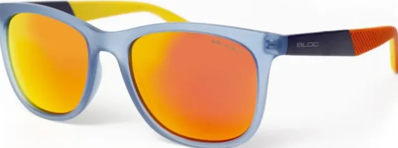 Bloc Eyewear Eyewear-BLOC Fiji Sunglasses - Blue-Red Mirror