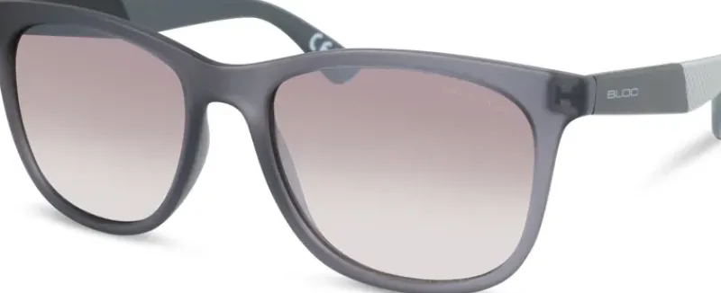 Bloc Eyewear Eyewear-BLOC Fiji Sunglasses - Crystal Grey-Polarised