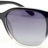 Bloc Eyewear Eyewear-BLOC Lilly Sunglasses - Crystal Black Fade-Grey Graduated