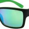 Bloc Eyewear Eyewear-BLOC Riser Sunglasses - Black Green-Green Mirror
