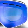 Bloc Eyewear Eyewear-BLOC Small Fit Moon Goggle - Matt White-Blue Mirror Lens