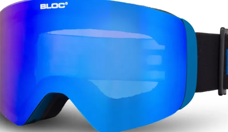 Bloc Eyewear Eyewear-BLOC Thirty-Five Goggle - New Matt Blue-Brown Blue Mirror