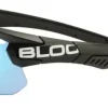 Bloc Eyewear Eyewear-BLOC Titan Sunglasses - Black-Blue Mirror