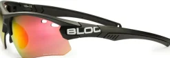 Bloc Eyewear Eyewear-BLOC Titan Sunglasses - Black-Red 4 Lens Pack