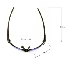 Bloc Eyewear Eyewear-BLOC Titan Sunglasses - Black-Red 4 Lens Pack