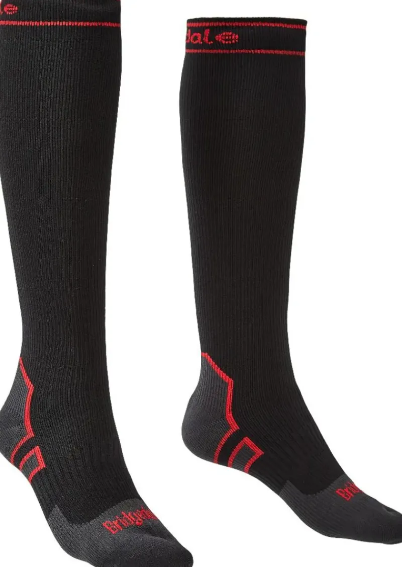 Bridgedale Socks|Socks-Mens StormSock Heavyweight Knee Socks - Black