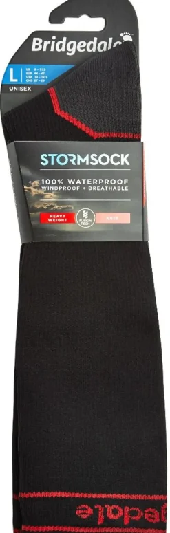 Bridgedale Socks|Socks-Mens StormSock Heavyweight Knee Socks - Black