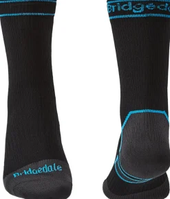 Bridgedale Socks|Socks-Mens StormSock Midweight Boot Sock - Black