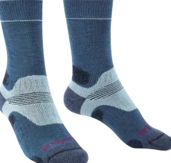 Bridgedale Socks|Socks-Womens Hike Midweight Merino Socks - Blue-Sky