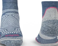 Bridgedale Socks|Socks-Womens Hike Ultralight T2 Coolmax Performance Low Socks - Dark Denim