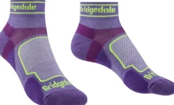 Bridgedale Socks|Socks-Womens TRAIL RUN Ultralight T2 Coolmax Sport Low Socks - Purple