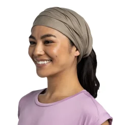 Buff Neck Warmers-Coolnet UV Insect Shield - Solid Tundra Khaki