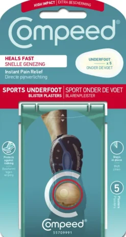 Compeed First Aid-Sports Underfoot Blister Plasters