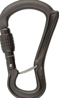 DMM Carabiners & Quickdraws-Ceros Screwgate Carabiner - Matt Grey